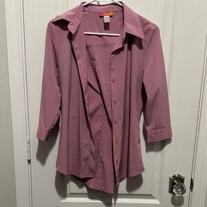 Pink Button-Up Shirt